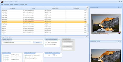 Acumen Multiple Image Resizer .NET Screenshot