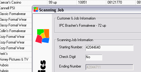 ITW Technographics Barcode Duplicate Detection Software Screenshot