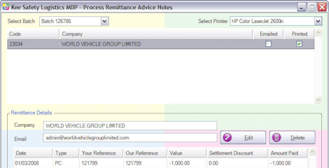 Kee Safety Multiple Document Processor Screenshot